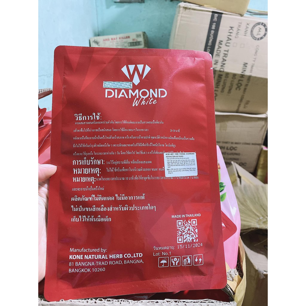 Ủ TĂM TRẮNG BODY DIAMOND WHITE THÁI LAN