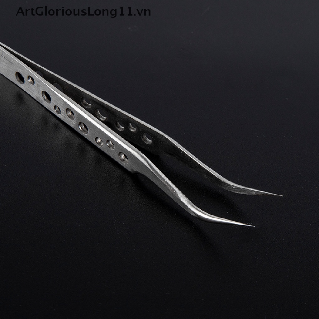 ESD Industrial Tweezers Anti-static Anti-Magnetic Stainless Steel Tweezers .