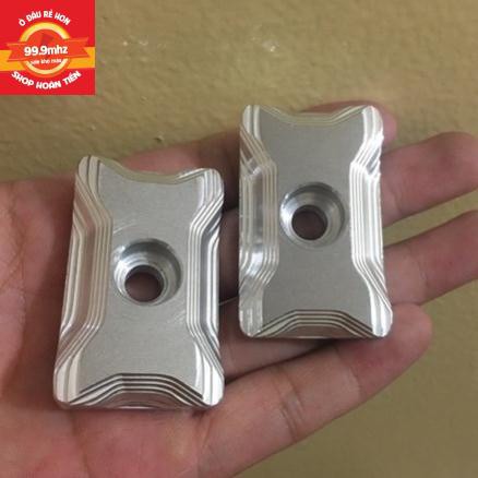 Nắp Tăng Sên Âm Exciter/ Winner/ Sonic/ Satria/ Raider Nhôm CNC Kèm 2 Ốc Lục Giác 8li40 Mẫu Gợn Sóng