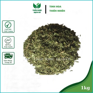 1kg LÁ Ngải cứu khô ( cây ngải cứu khô) hàng chuẩn XANH THƠM loại 1 thảo dược sạch VN