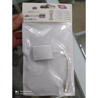 cáp chuyển TYPE C ra VGA