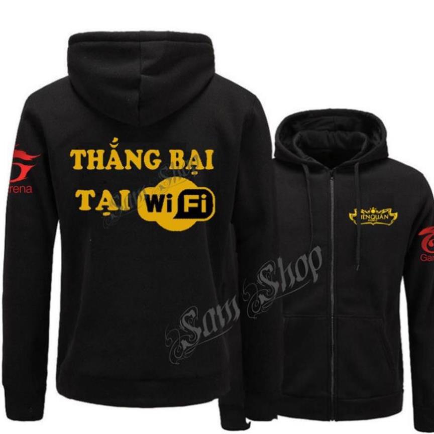 HOT- Áo Khoác Liên Quân Mobile - Màu Đen Có Nón - áo sale sốc /uy tín chất lượng ❕