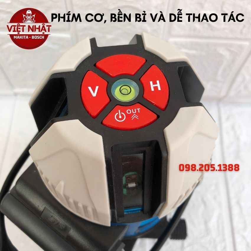 Máy bắn cốt cân bằng laser YAMASU-777E phím cơ dễ thao tác, 5 tia xanh siêu mảnh, pin cài dung lượng 4400mah