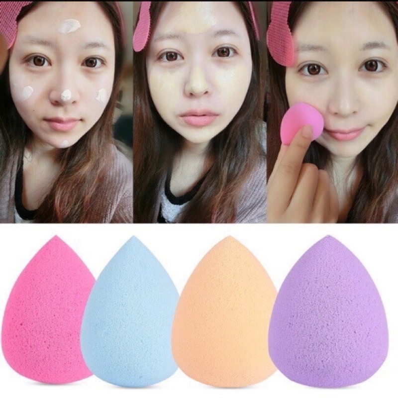 1 Mút Trang Điểm Mềm Chuyên Nghiệp Dùng Được Cả Dạng Ướt Và Khô