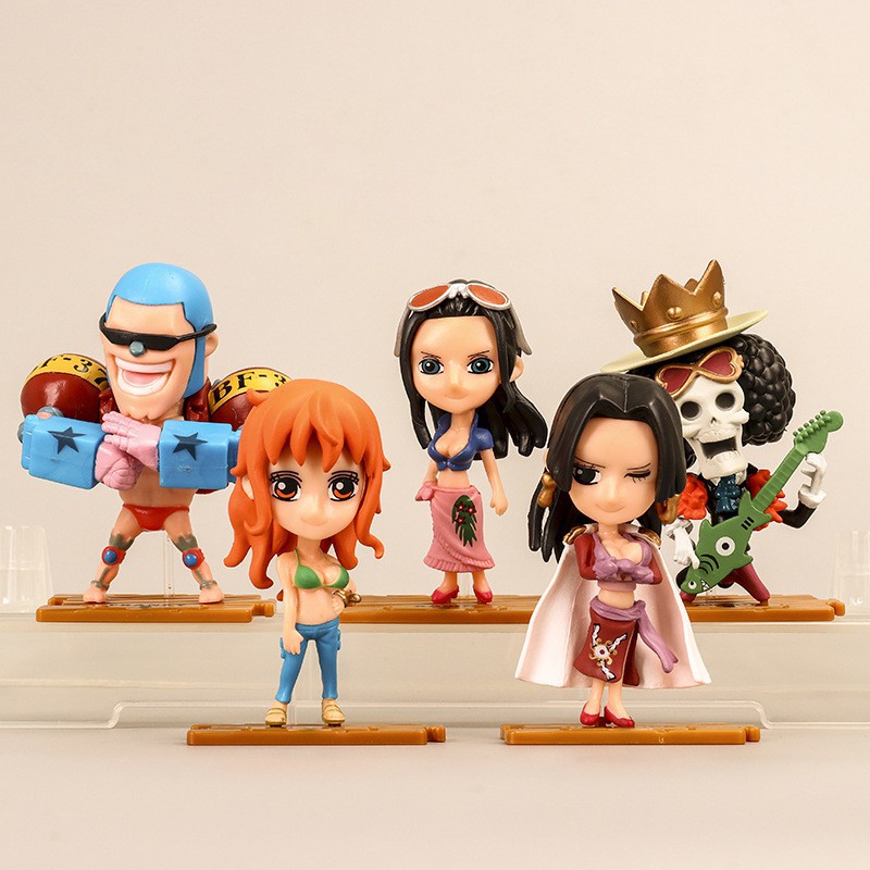 Combo bộ 10 mô hình chibi One Piece Team Luffy cực đẹp - One piece