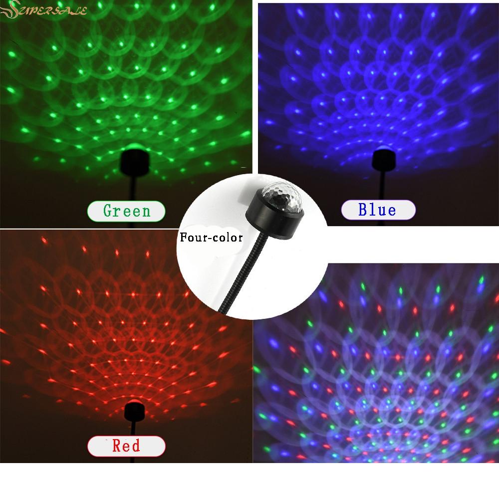Đèn led chiếu sáng trần xe hơi tạo hiệu ứng bầu trời đầy sao long lanh có điều khiển bằng âm thanh chuyên nghiệp