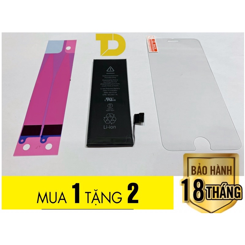 MUA 1 TẶNG 2 - Pin zin chính hãng iPhone 5/ iphone 5S / iphone 5c / iphone SE BH 12 tháng