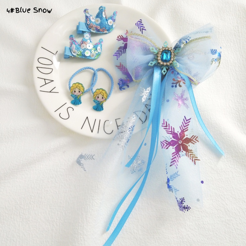 Set 5 Kẹp Tóc Nơ Thời Trang Cho Bé