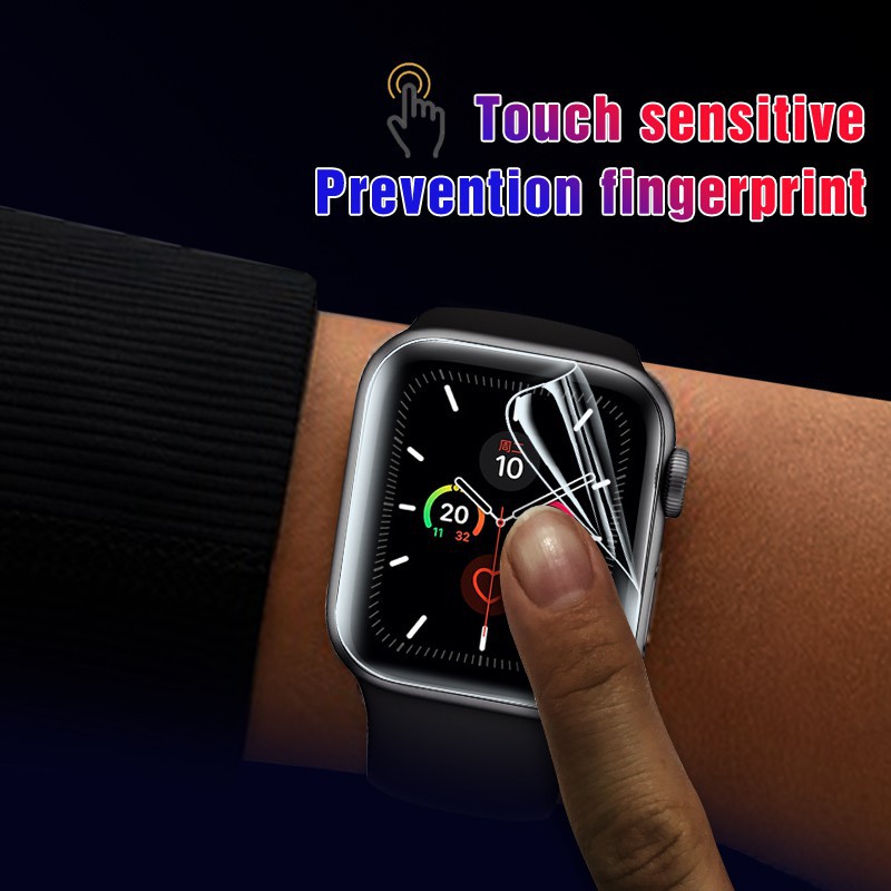 Miếng dán màn hình tràn viền jansin thích hợp cho apple watch series 7 6 se 5 4 3 2 1 size 41mm 45mm 38mm 40mm 42mm 44mm
