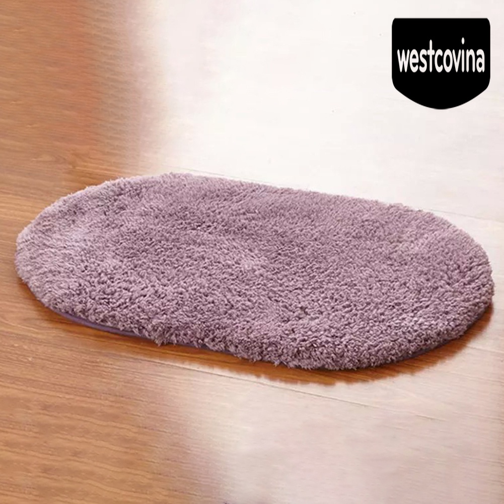 [Hot]☀ Thảm Lông Trải Sàn Mềm Mại Thấm Hút Nước Chống Trượt Màu Sắc Đơn Giản
