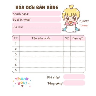 BILL HOÁ ĐƠN MINI ( lẻ 1c -2 liên)