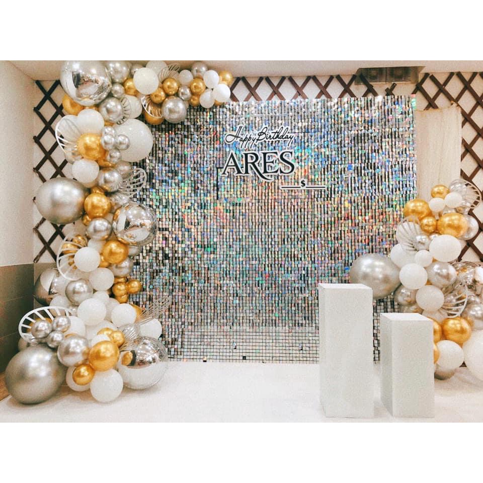 Bóng siêu nhũ 5'' trang trí sinh nhật sự kiện - Kem Shop K209