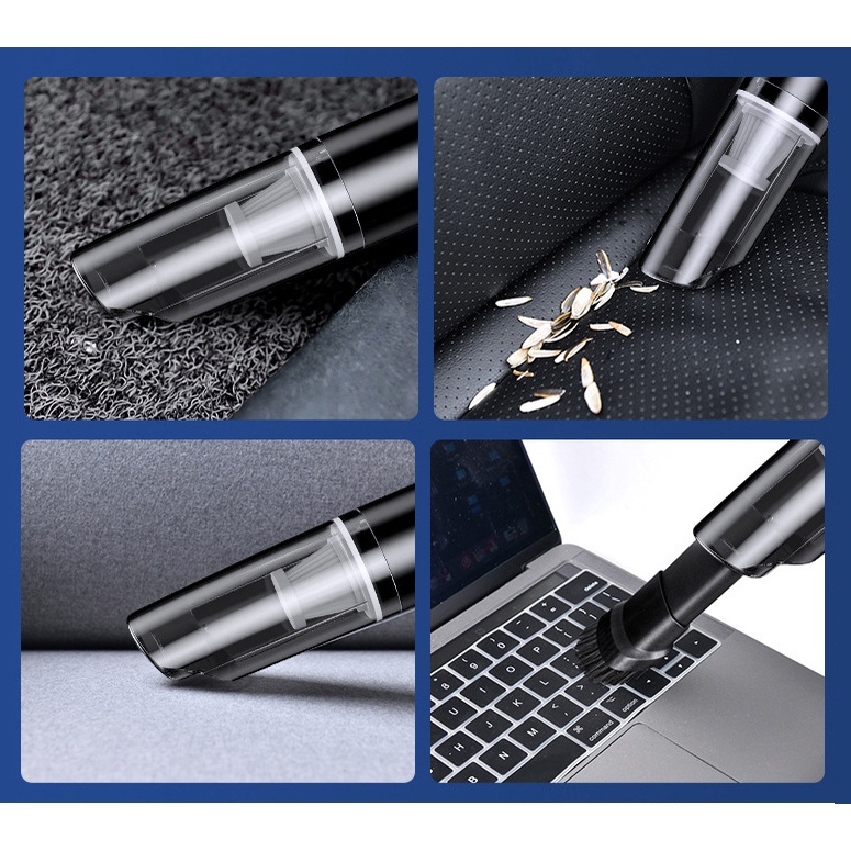 MHB 11, Máy hút bụi cầm tay mini không dây , vệ sinh bàn phím , hút bụi giường, ô tô , máy hút bụi xe hơi