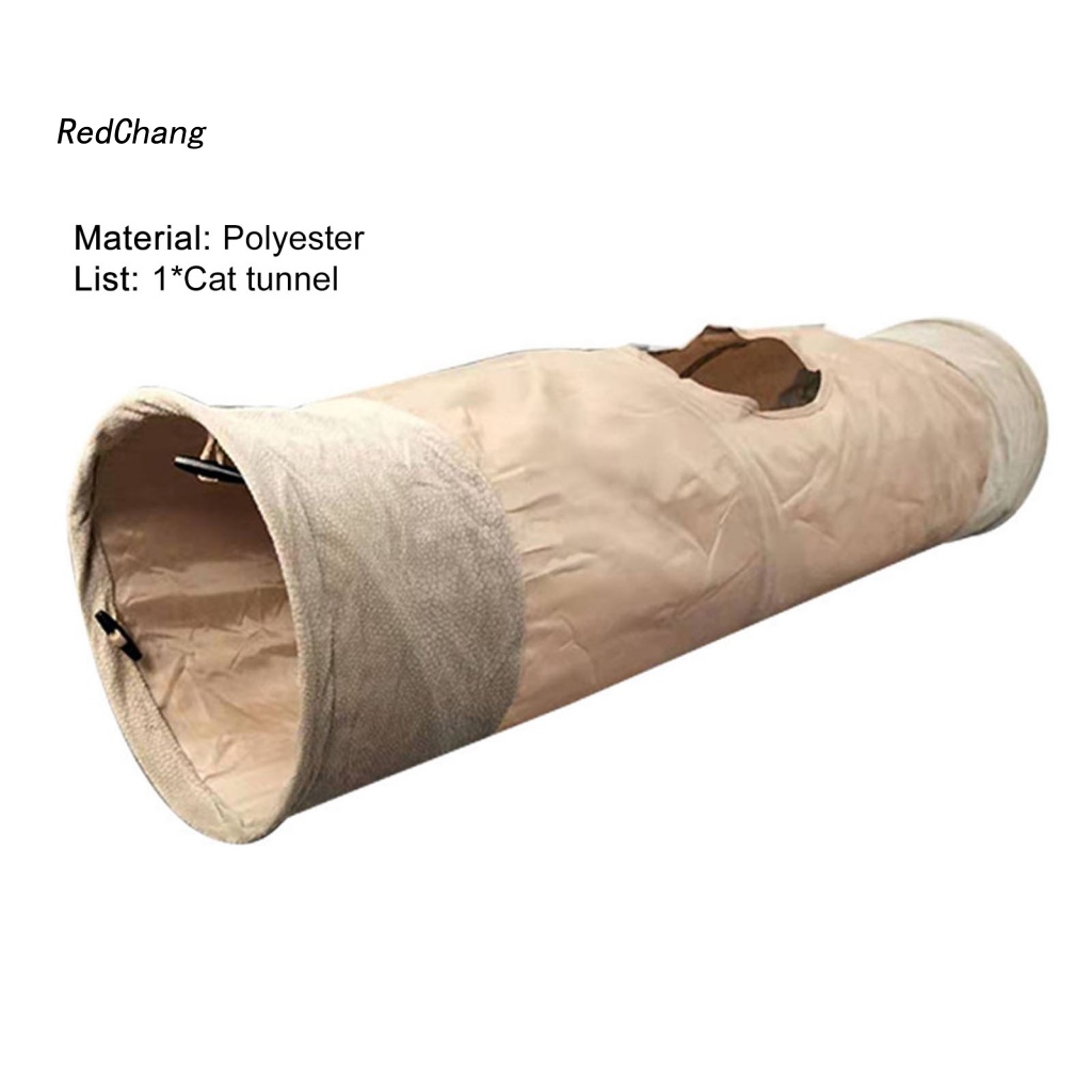 RC~ Cat Tube Foldable Pet Kitten Tunnel Toy Lightweight