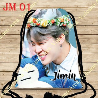 Balo dây rút bts jimin - in theo yêu cầu kpop