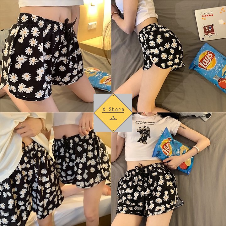 Quần Đùi Hoa Cúc X.Store - Quần Short Thể Thao Unisex Nam Nữ