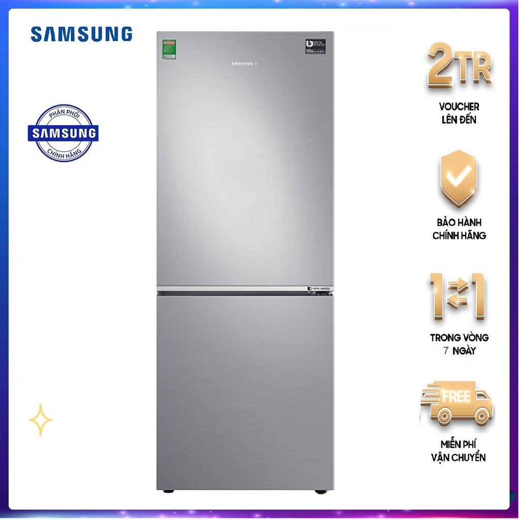 Tủ lạnh Samsung Inverter 280 lít RB27N4010S8/SV Ngăn đông mềm, Làm lạnh nhanh, giao hàng trong HCM