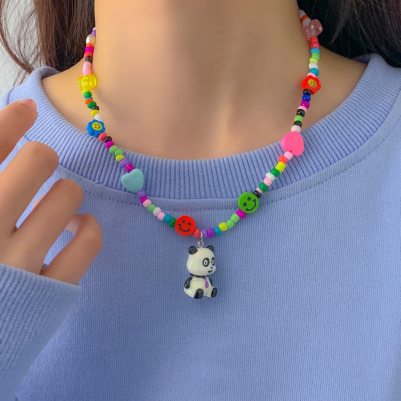 Vòng Cổ Mặt Quái Vật Nhỏ Dễ Thương Cá Tính Phong Cách Harajuku