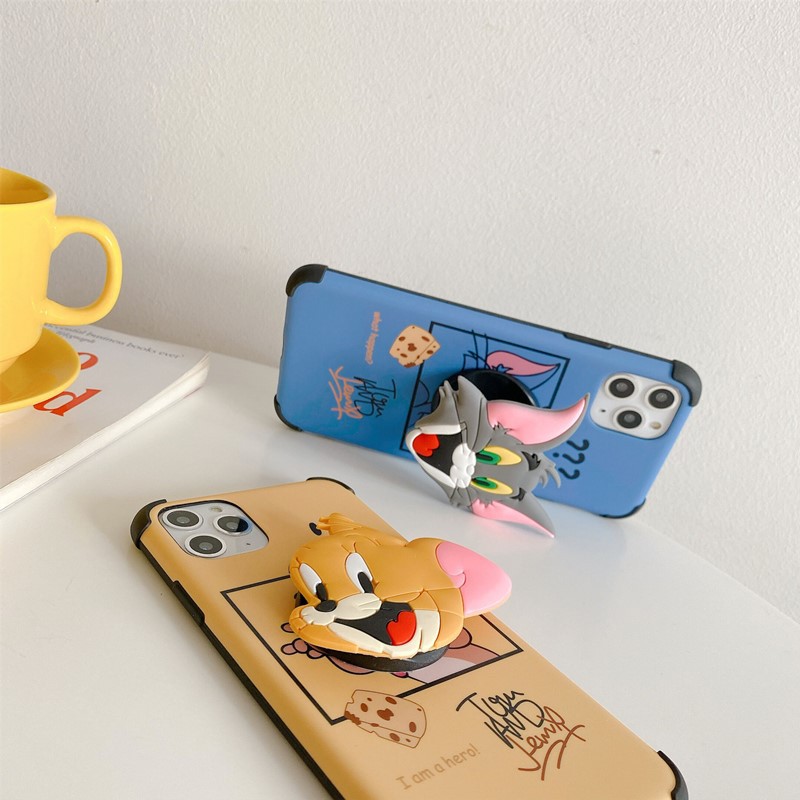 Ốp Điện Thoại Chống Rơi Họa Tiết Tom Và Jerry Cho Iphone 12 11pro Xr Xsmax 7 / 8plus | BigBuy360 - bigbuy360.vn