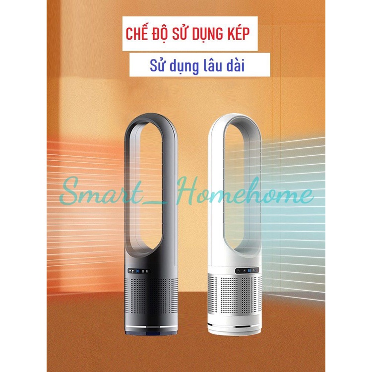 Quạt không cánh 2 chiều làm lạnh - sưởi ấm-lọc bụi mịn-hẹn giờ-8 tốc độ gió, an toàn tuyệt đối smart_homehome gd492