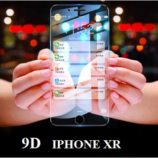 [KÍNH XR] Kính cường lực 9D trong suốt iphone xr chống tia uv và ánh sáng xanh( kèm hộp và combo hỗ trợ dán kính)