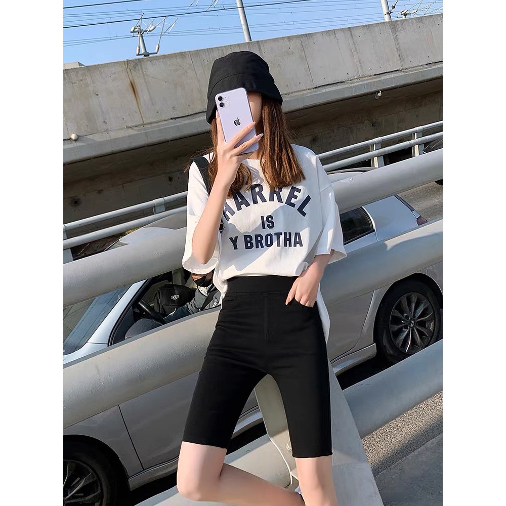 Quần Legging lửng đùi Forgirl nâng mông co dãn quần ngố nữ cao cấp