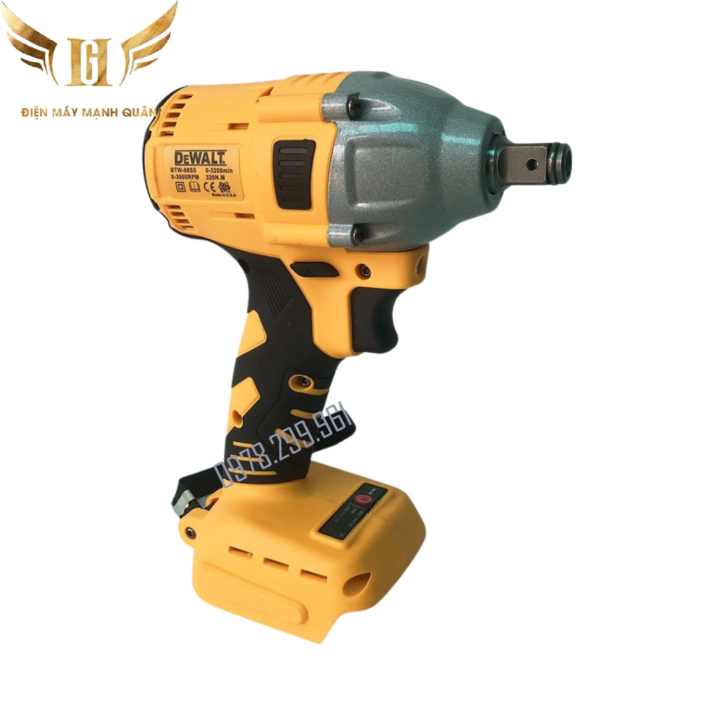 Thân Máy Siết Bulong Hi.tachi, De.walt, Ken, Máy Bắn Bulong Pin_Động Cơ Không Chổi Than, 2 Trong 1