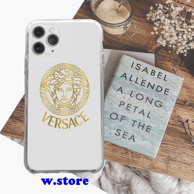 Ốp lưng IP versace ốp điện thoại versace màu vàng sang trọng  dành cho Iphone 5 đến 12 Promax BRD20210306