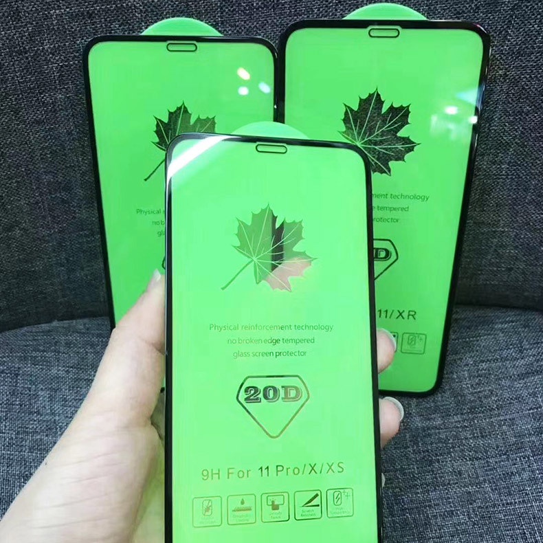 Kính Cường Lực iphone Xs max 14 11 Pro max 6 6s Plus 7 Plus 8 Plus X Xs 12Promax 13 Pro 13 Promax full màn - Kính [20D]