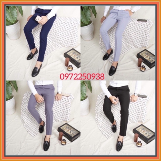 Quần âu nam, quần tây nam công sở ống côn sang chảnh