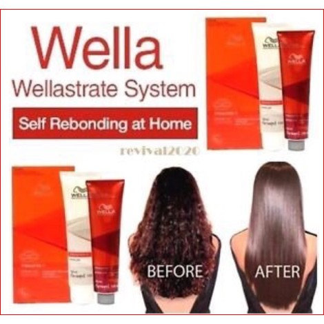 Bộ thuốc duỗi tóc Wella Straighten It 100ml x2