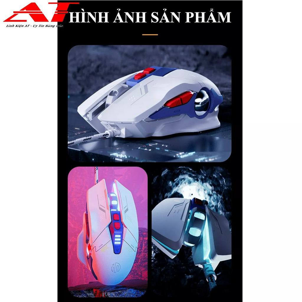 Chuột có dây INPHIC PW2PRO chuyên game đèn led RGB cực đẹp dành cho game thủ - AT