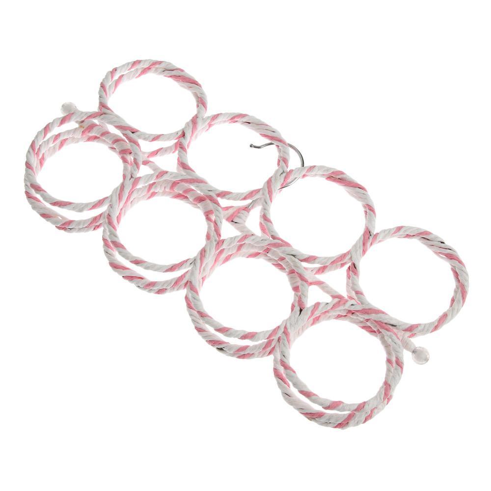 KUNHEV Móc Treo Khăn Quàng Cổ Bằng Mây Đan Đa Năng Thiết Kế Gấp