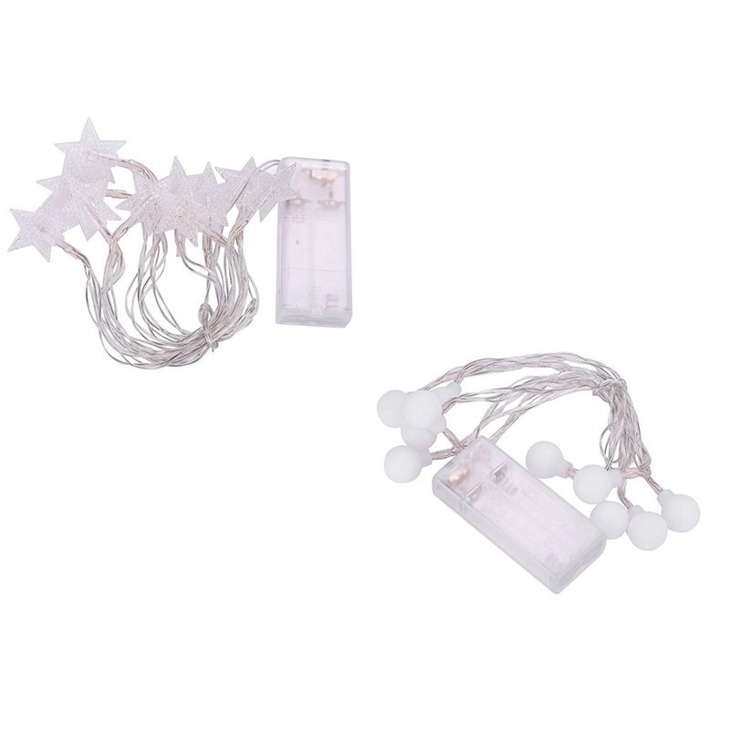 Dây Đèn LED 10 Bóng Trang Trí Tiệc Giáng Sinh Năm Mới