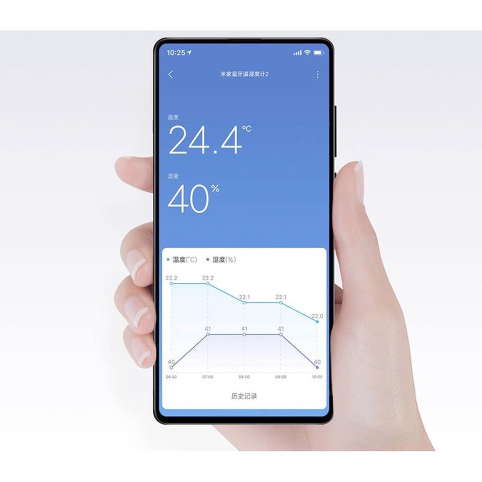 (CÓ SẴN) Nhiệt Kế Ẩm Kế thông minh Xiaomi Mijia Gen 2 (Đời 2) Bluetooth Kết Nối Với Smartphone - Tablet Theo Dõi Qua App
