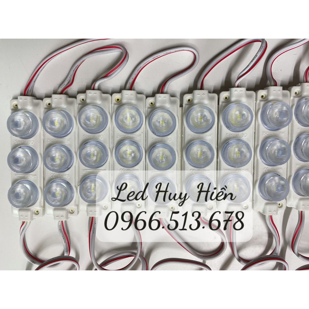 Led hắt rọi 3 bóng siêu sáng, đèn led hắt 3 bóng công suất 3w màu trắng sáng
