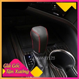 Bọc Cần Số xe TOYOTA CAMRY (2019-2021), CROSS , ALTIS (2021)... Da Bò Handmade