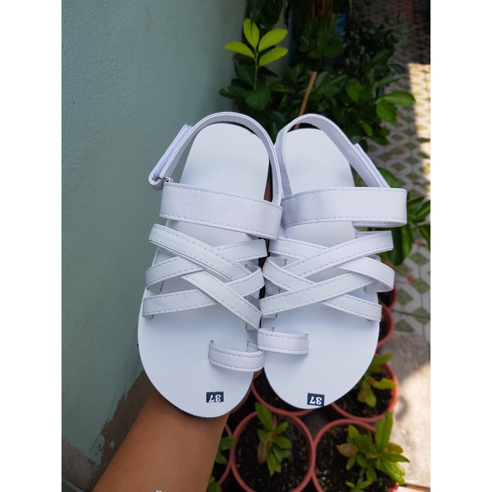 sandal đồng nai xăng đan nam và nữ đế trắng quai trắng size từ 34 nữ đến 43 nam