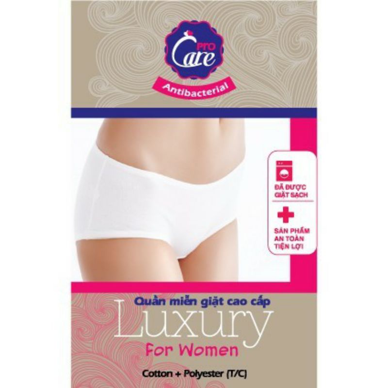 Quần lót cotton miễn giặt cao cấp Procare TC Luxury Nữ