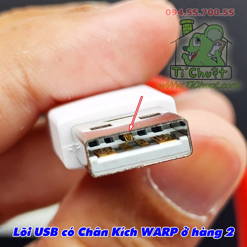 Cáp OnePlus Sạc Nhanh Warp Charge 6.5A 65W USB-A to Type-C ZIN 1m