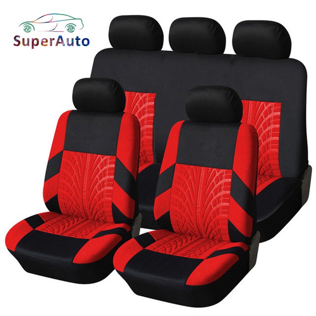 SuperAuto Bộ Vỏ Bọc Ghế Ngồi Xe Hơi Bọc Bảo Vệ Ghế Ngồi Cho Xe Ô Phụ KiệN Trang Trí Ô Tô