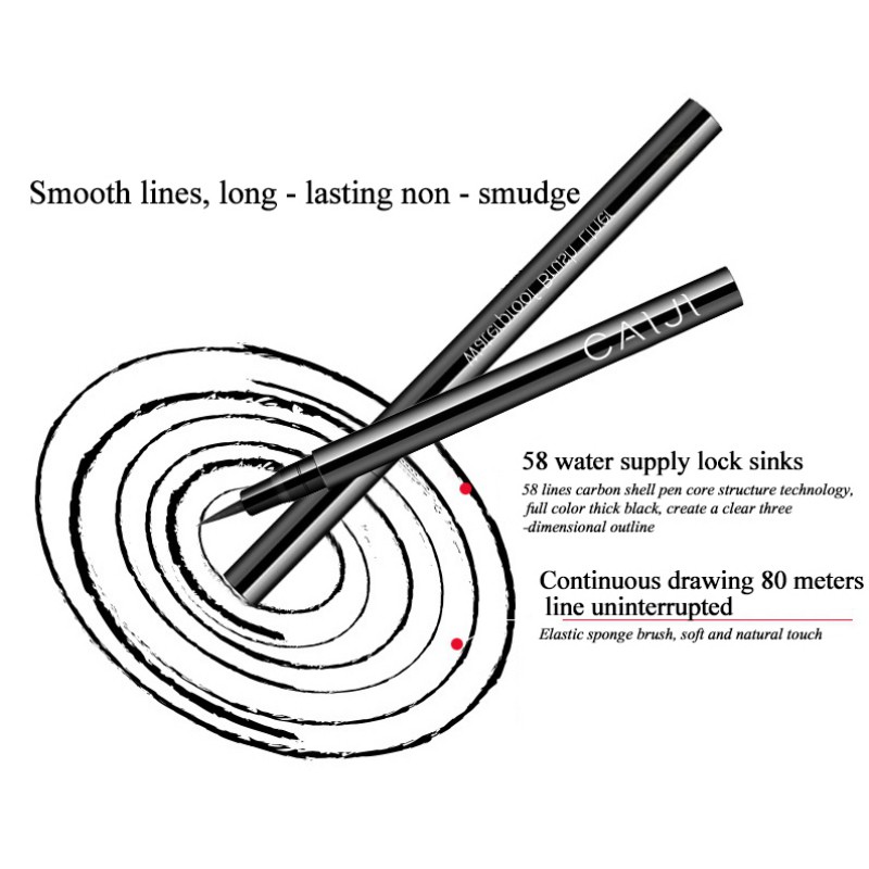 Bút kẻ mắt Caiji dạng kem chống nước lâu trôi | BigBuy360 - bigbuy360.vn