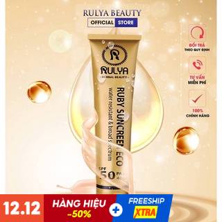 Kem Che Khuyết Điểm RULYA RUBY SUNCREEN ECO Chính Hãng An Toàn Cho Da