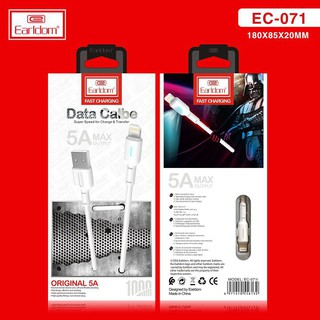 Cáp sạc Earldom 1m EC-071 (Sạc Nhanh 5A)