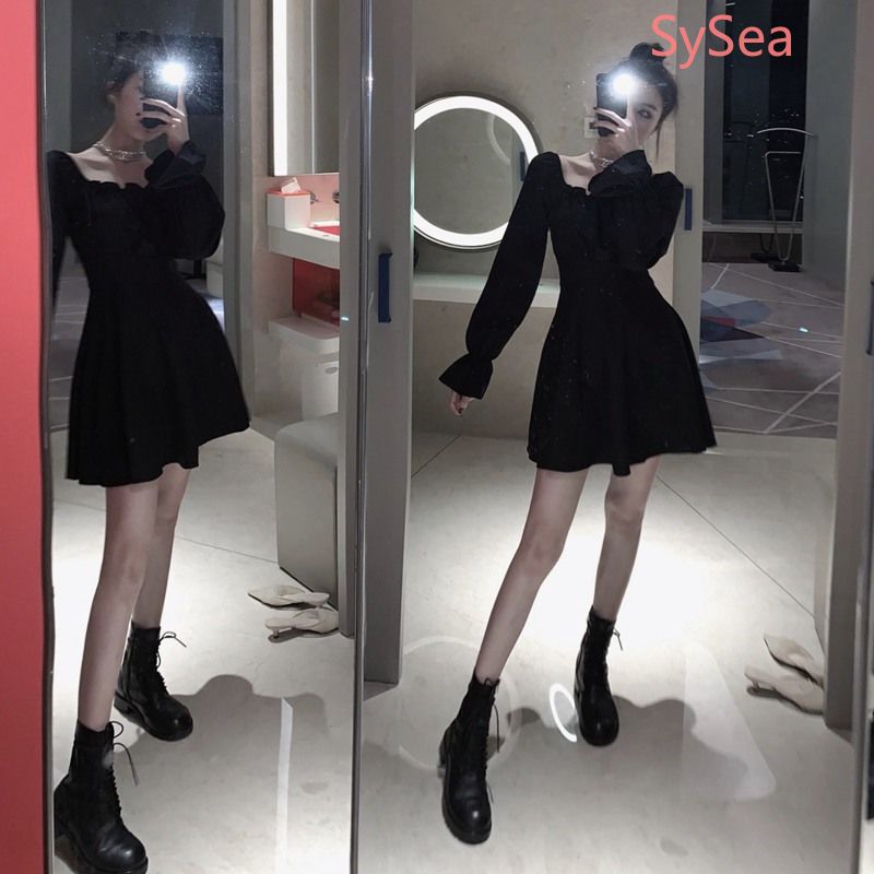 Đầm midi dài tay phối dây buộc phong cách nữ tính thời trang | BigBuy360 - bigbuy360.vn