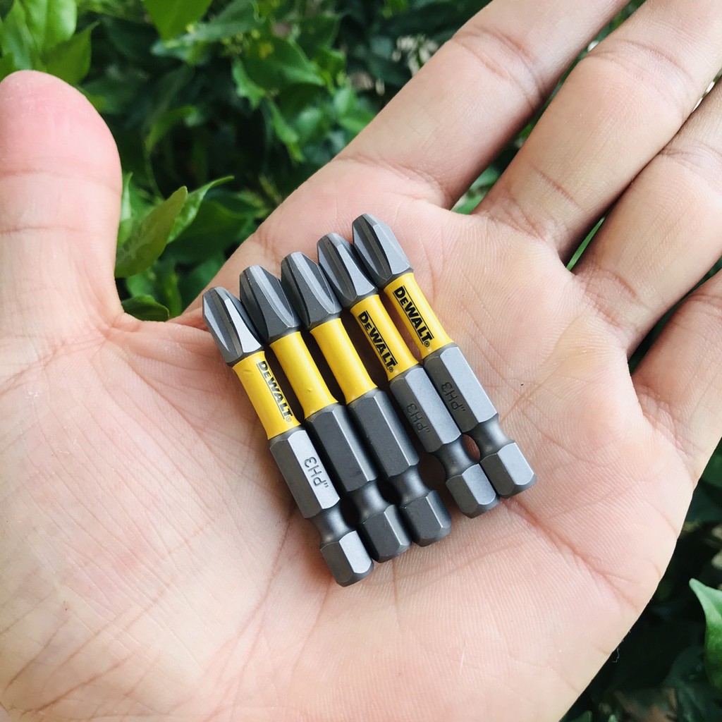 Bộ 5 Mũi Vít DeWalt Chính Hãng - Ph3-50mm