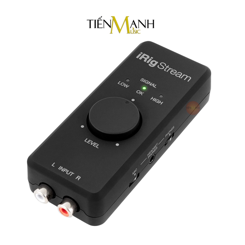 [Chính hãng Ý] Soundcard Thu Âm LiveStream iRig Stream Stereo, Solo, Pro IK Multimedia Cho Điện Thoại - Box Live