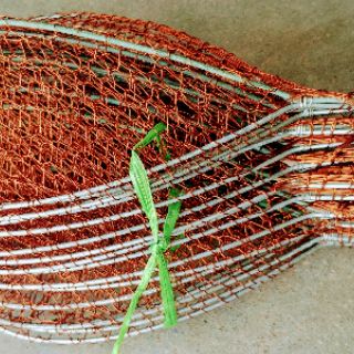 Bộ 2 chiếc vợt đánh cá điện lưới đồng