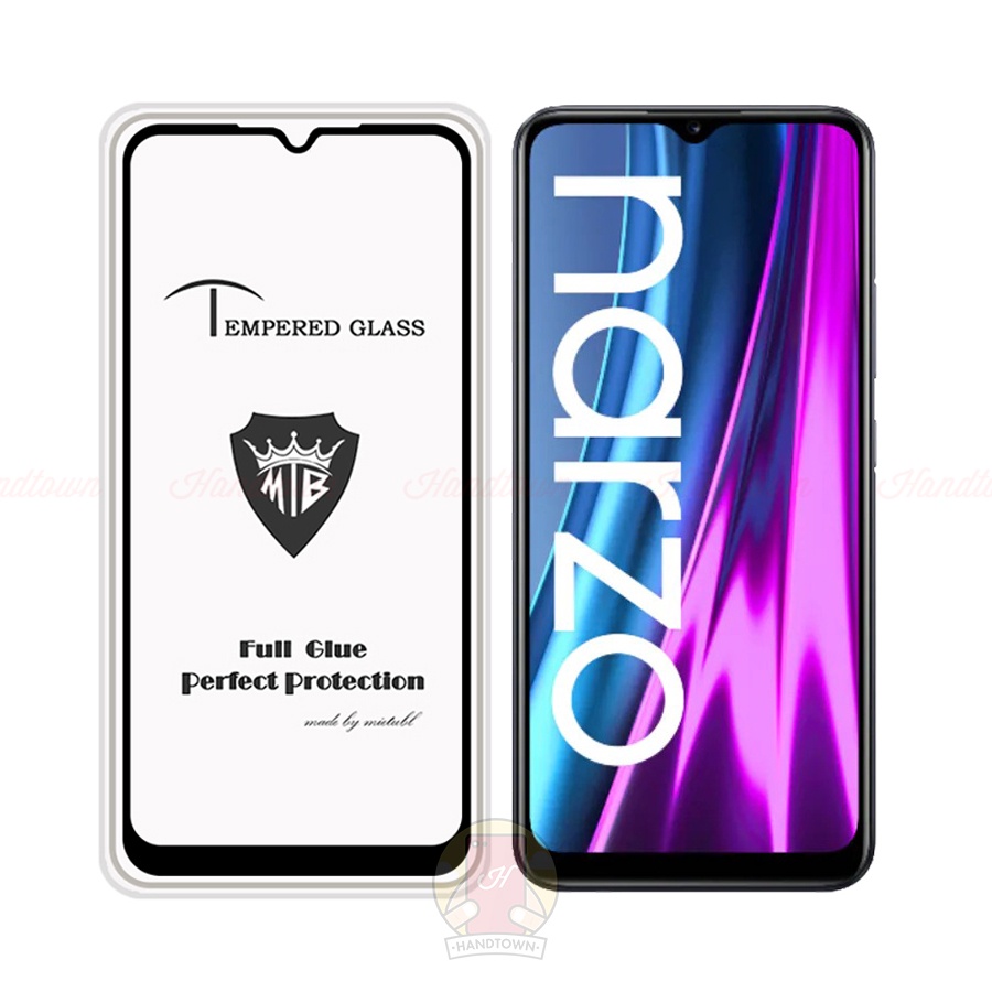 Cường Lực Realme Narzo 50i 9H Trong Suốt Full Màn Chống Nước Chống Xước Chống Va Đập Handtown