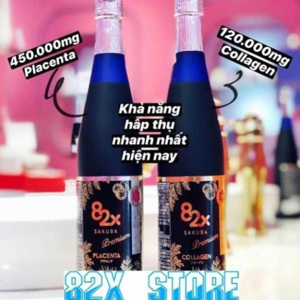 82X Sakura Collagen & Placenta Premium hàng chính hãng nhập khẩu NHẬT BẢN